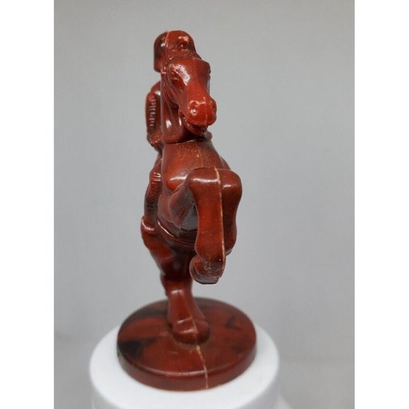 Vintage Roxy Replacement Chess Piece Red Medieval Renaissance Knight - Picture 5 of 12